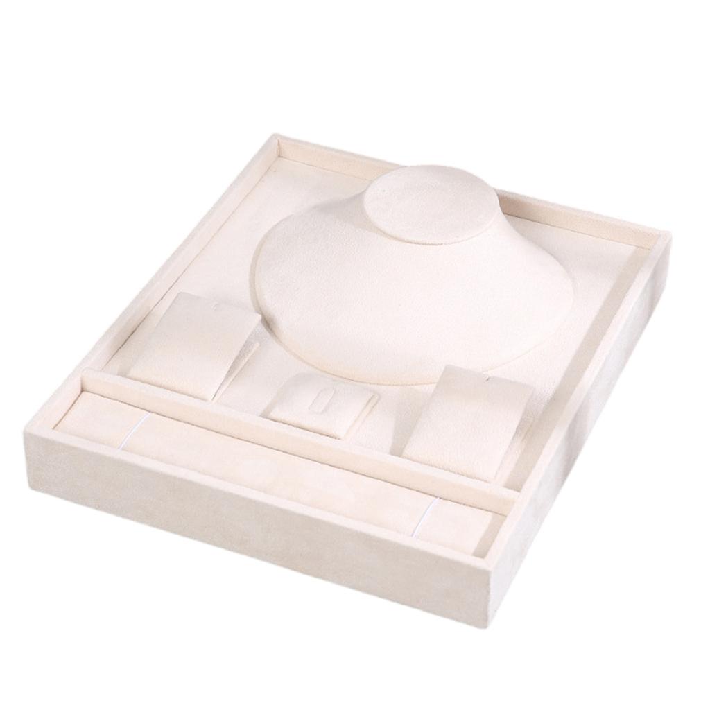 Элегантный бархатный поднос для ювелирных изделий, доска для хранения браслетов, ожерелий и сережек, инструмент для организации аксессуаров