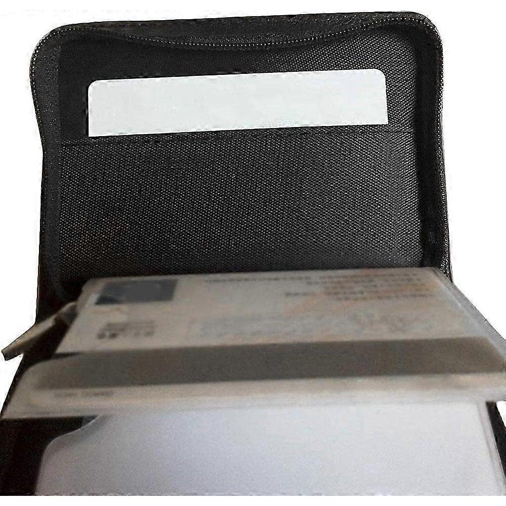 36 Slots Credit Card Holder Wallet RFID Blocking Leather Wallet for Unisex with Zipper and Large Storage Capacity hwy