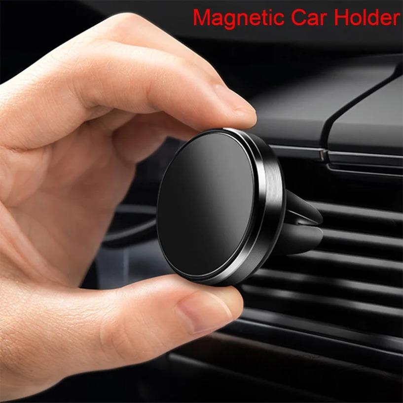 Support magnétique pour téléphone portable pour voiture, support de ventilation, support de téléphone portable, support GPS pour voiture, pour iPhone,