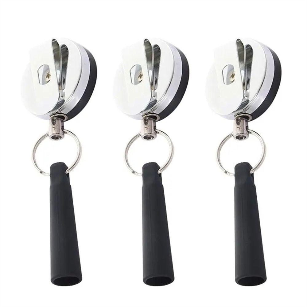 Выдвижной держатель для ручки из нержавеющей стали, брелок для ключей, карандаши, анти-потерянная веревка, плотник