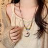 Chinese Zen Butterfly Necklace - Elegant Retro Clavicle Chain for Women, Versatile High-End Ethnic Style Accessory