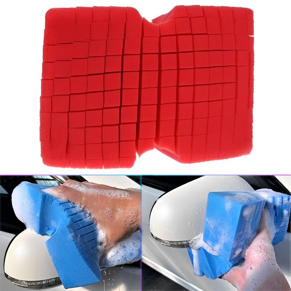 Sponge Large Cross Soft Foam Grid Sponge Soft Multifunctional Large Sponge Tire Wash Wipe Tool