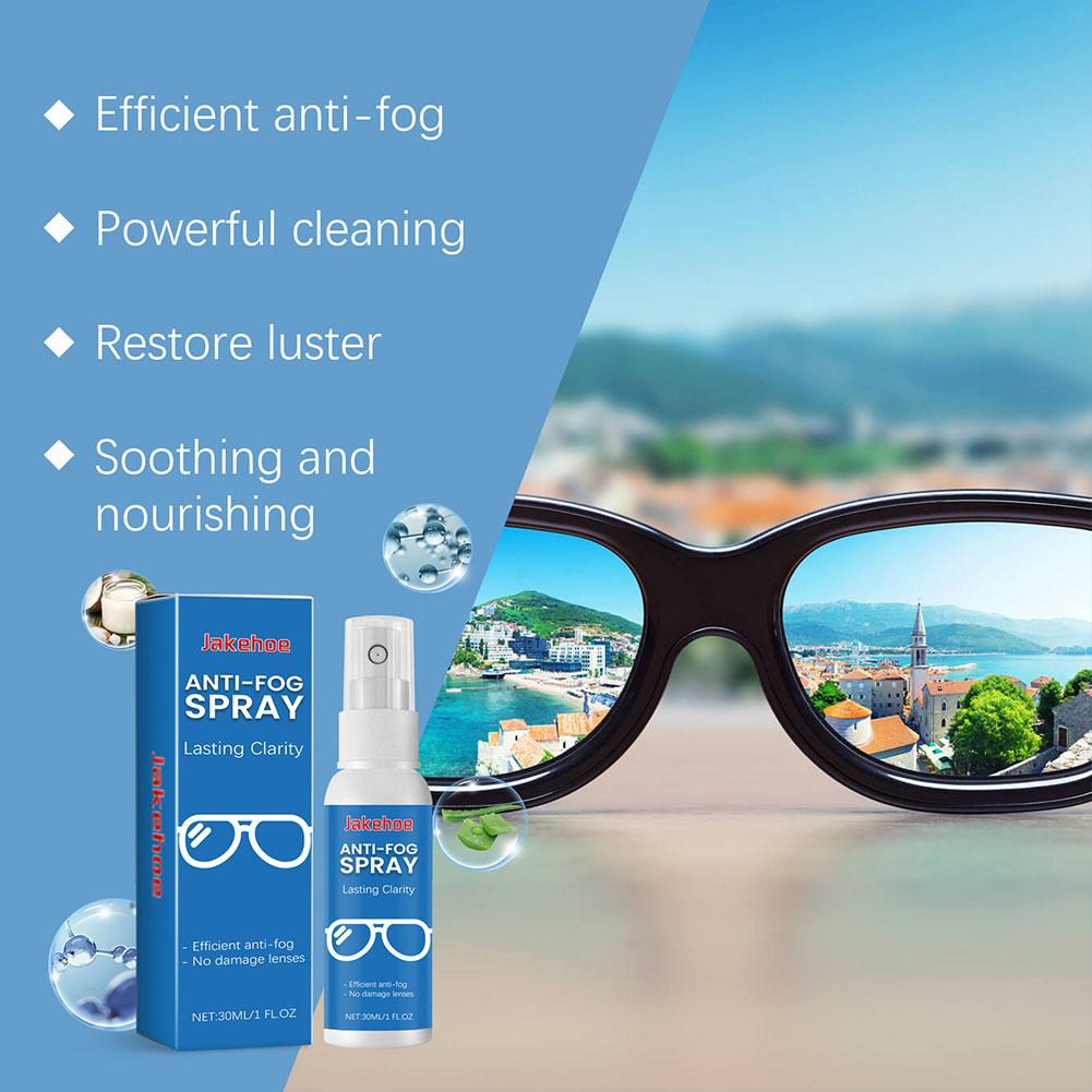 30ML Anti-Fog Spray Eyeglass Cleaner Spray Mild Formula 30ml Lens Cleaner And Defogger For Swim Goggles Snorkel2