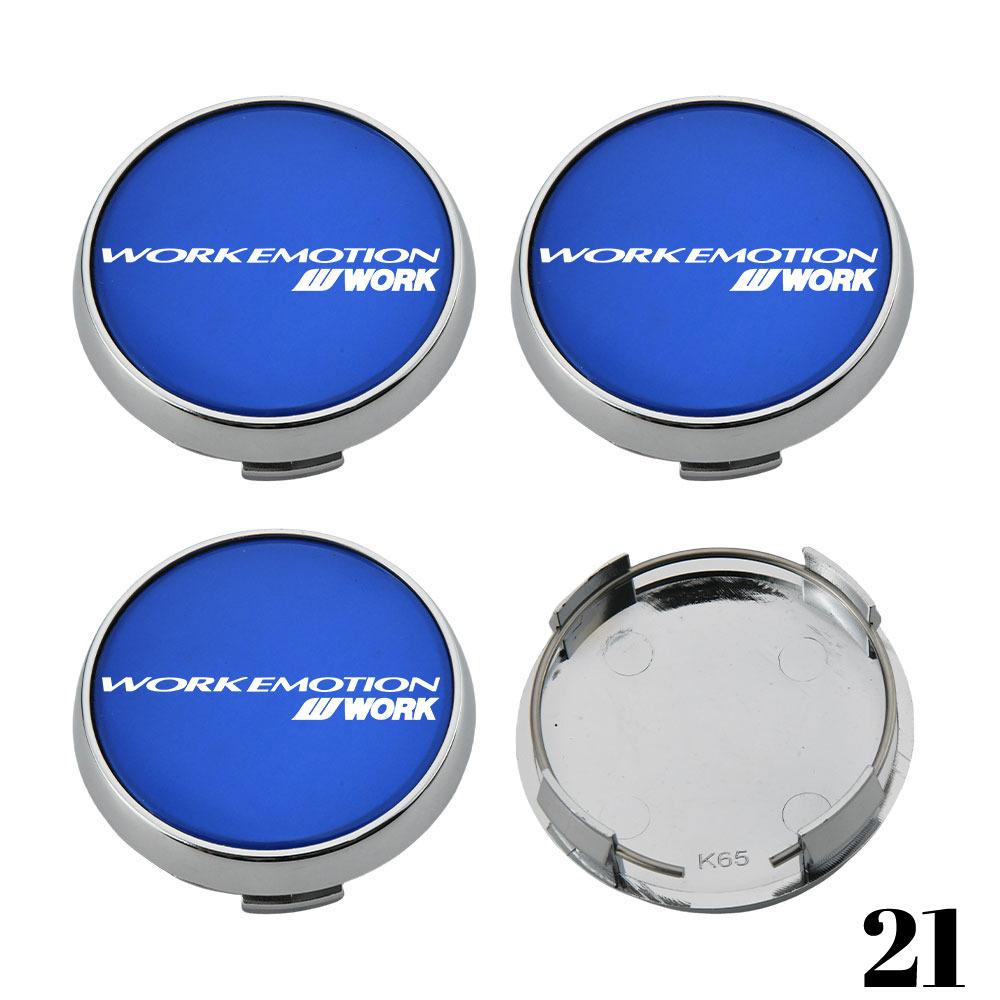 WORK EMOTION Wheel Center Cap 65mm VS EQUIP MEISTER Emblem Sport Rim Hubcap 66mm Wheel Cover Cap 68mm Car Styling Accessories