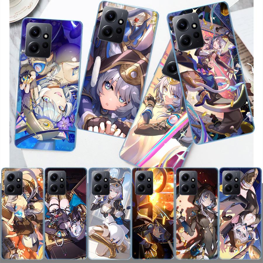 Чехол для телефона Honkai Star Rail Cipher для Redmi 12 13C 12C 15C 9 10 10C Note 13 Pro Plus 14 15 Pro 9T 9C 9A TPU Мягкий чехол Прозрачный Ce