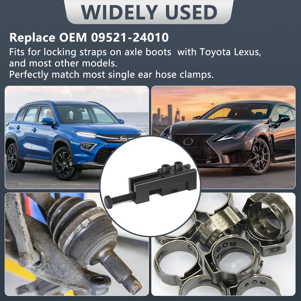 Инструмент для зажима приводного вала 09521-24010 Для Toyota Lexus Съемник хомута ШРУСа Прочный фиксирующий инструмент Пыльник Шариковая клетка