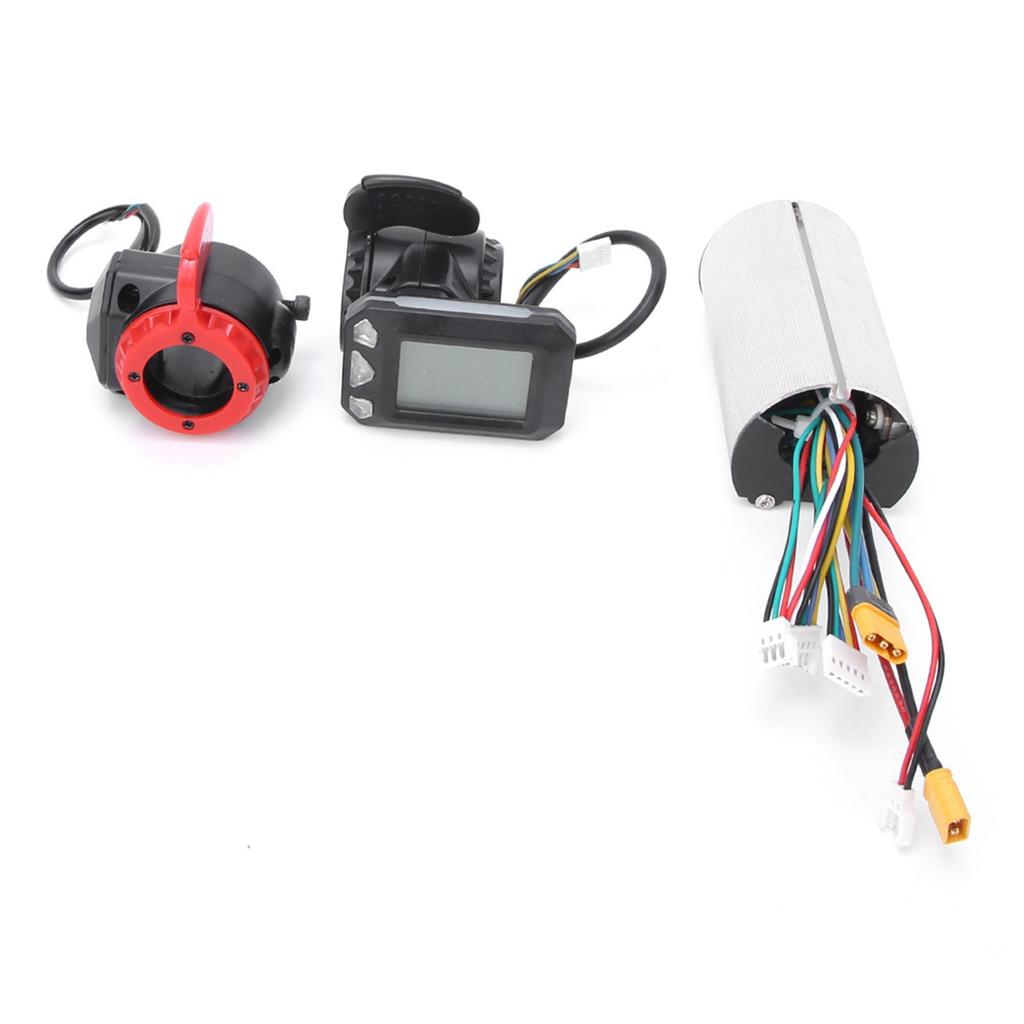 5.5 Inch Carbon Fiber Electric Bicycle Controller Accessories Set for Electric Bike