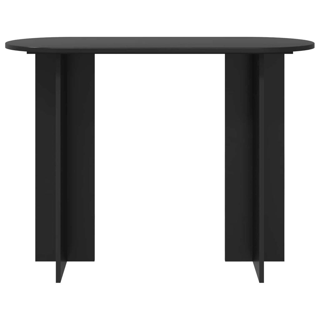 Console Table Black Oak Effect 100 x 39.5 x 75 cm