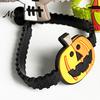 Adjustable Wristbands for Children 8 Pcs Halloween Bracelets, Soft PVC Wrist Straps Kids Adults, Black Cat Cartoon Pumpkin Witch Trick or Treat