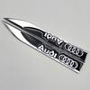 2pcs Metal S LINE Logo Car Fender Sticker Side Leaf Board Decal For new Sline Q2 Q3 Q5 Q7 A1 A3 A4 A5 A7 SQ5 RS5 TT Accessories