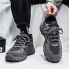 Mesh Clunky Sneakers Male Casual Walking Men Shoes Fashion Outdoor Running Sneaker Thick Sole Sports Jogging Shoe 2024 Trainers