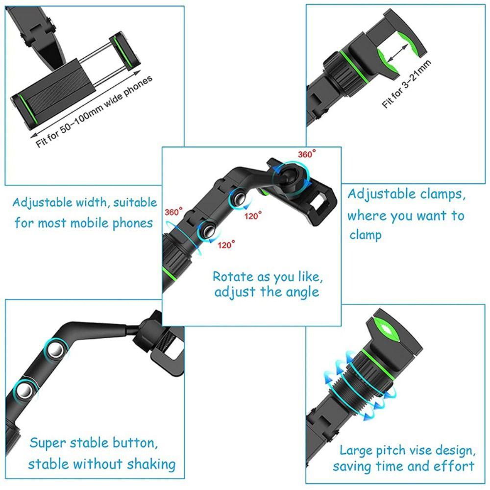 Bracket Car Phone Holder Rearview Mirror Phone Holder Driving Recorder Bracket Mobile Phone Mount