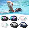 Kids Swim Goggles with Nose Cover Anti-Fog UV Protection Diving Face Guard Wide-Angle Lens No Leak Pool Goggles for Kids Age 3-15