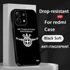 Логотип D-dafs логотип автомобиля модный узор Чехол для телефона для Redmi Note 14 13 12 11 Pro Plus S 5G 14C A3 Мягкий черный чехол для телефона