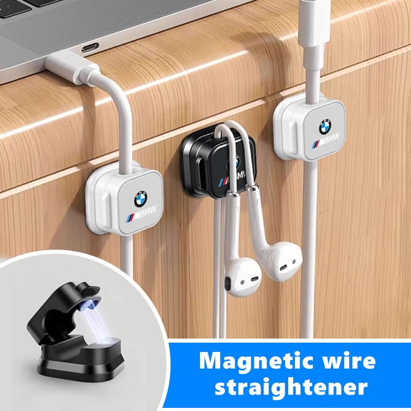 BBKL3 Magnetic Charging Cable Holder Adhesive Wire Keeper Cord Organizer For BMW M Performance E36 E46 E60 E90 E91 E92 E93 F30 F20