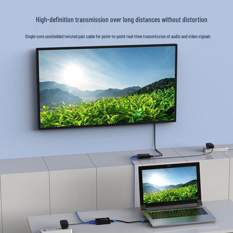 MT-viki 60-метровый HDMI-удлинитель по одному кабелю Cat5e/6