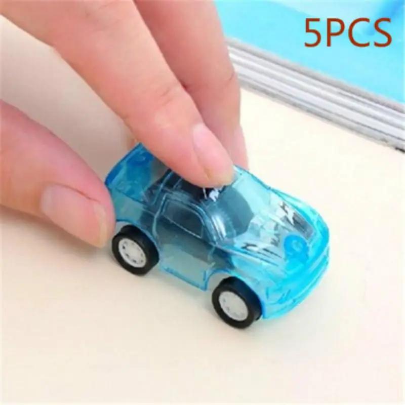 Transparent Mini Toy Pull-back Car 5 Pieces