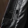 Кожаные пальто для женщин Куртка из ПУ Реверсивная ветровка Свободная повседневная Черная куртка Топ