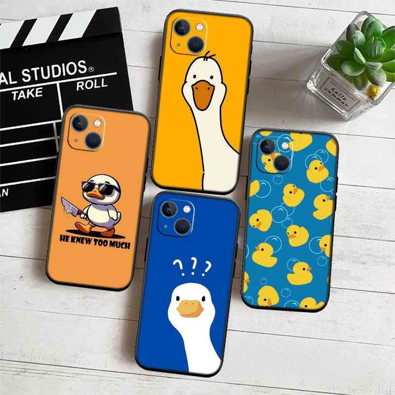 DUCK Cartoon Case for Samsung M55 M35 M15 A02 A05S A05 A06 A15 A12 A13 A10 A16 A20 A22 A24 A25 A30 A31 A32 A33 A35 A42 A50