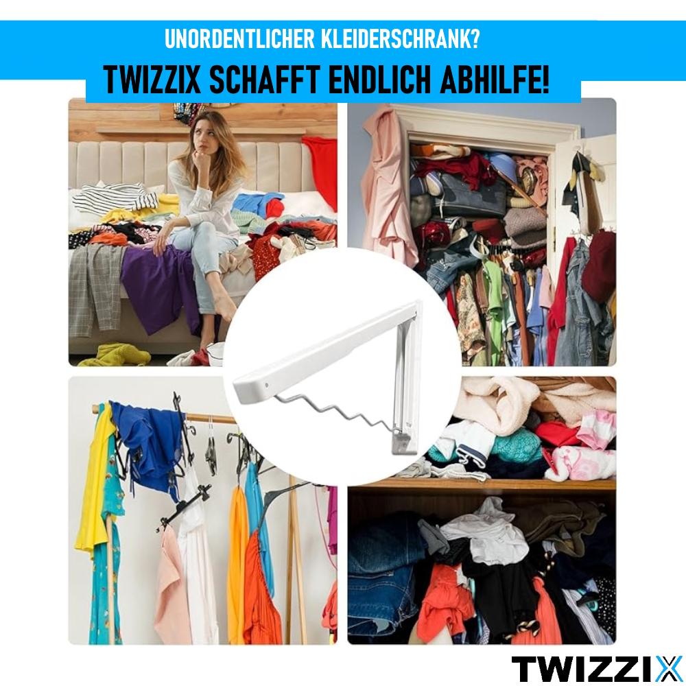 TWIZZIX Вешалка Вешалка для одежды Складная Вешалка-планка Мультивешалка складная