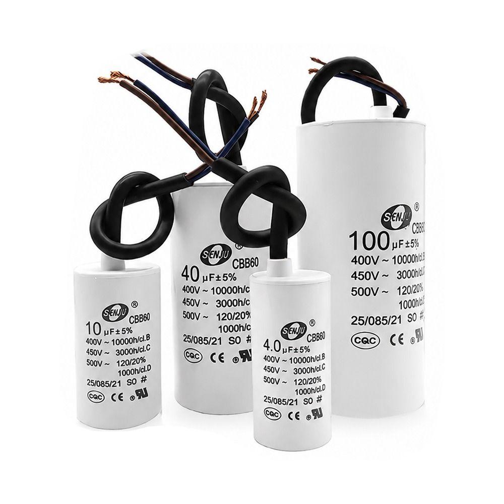 450V Motor Run Capacitor Round Water Pump Capacitor Reliable Washer Capacitor