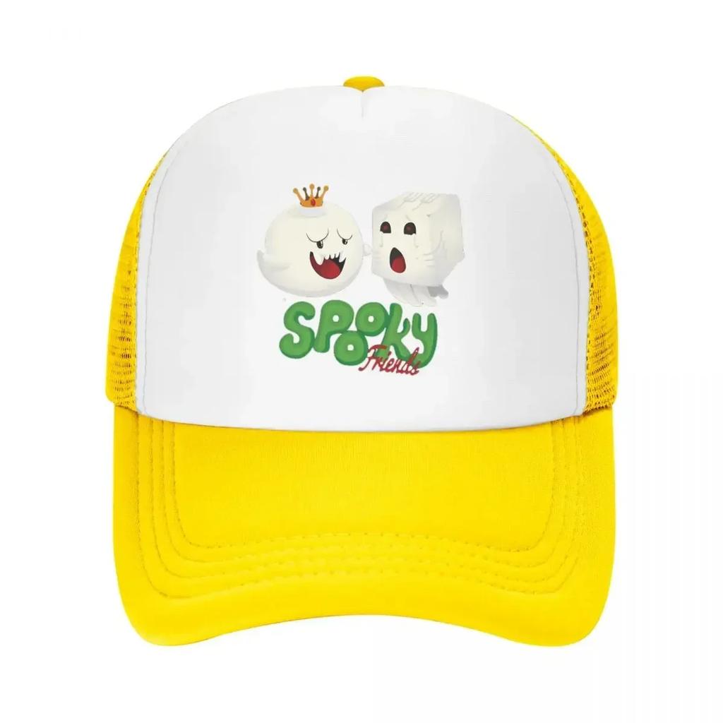 King Boo Cap Fashion Casual Mesh Baseball Caps Adjustable Hat Hip Hop Summer Unisex Baseball Hats Polychromatic