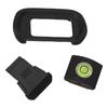 Camera Eyecup Level and Hot Shoe Cover Set Fit for R10 3 In 1 Camera Viewfinder Eyecup Bubble Level Hot Shoe Cap