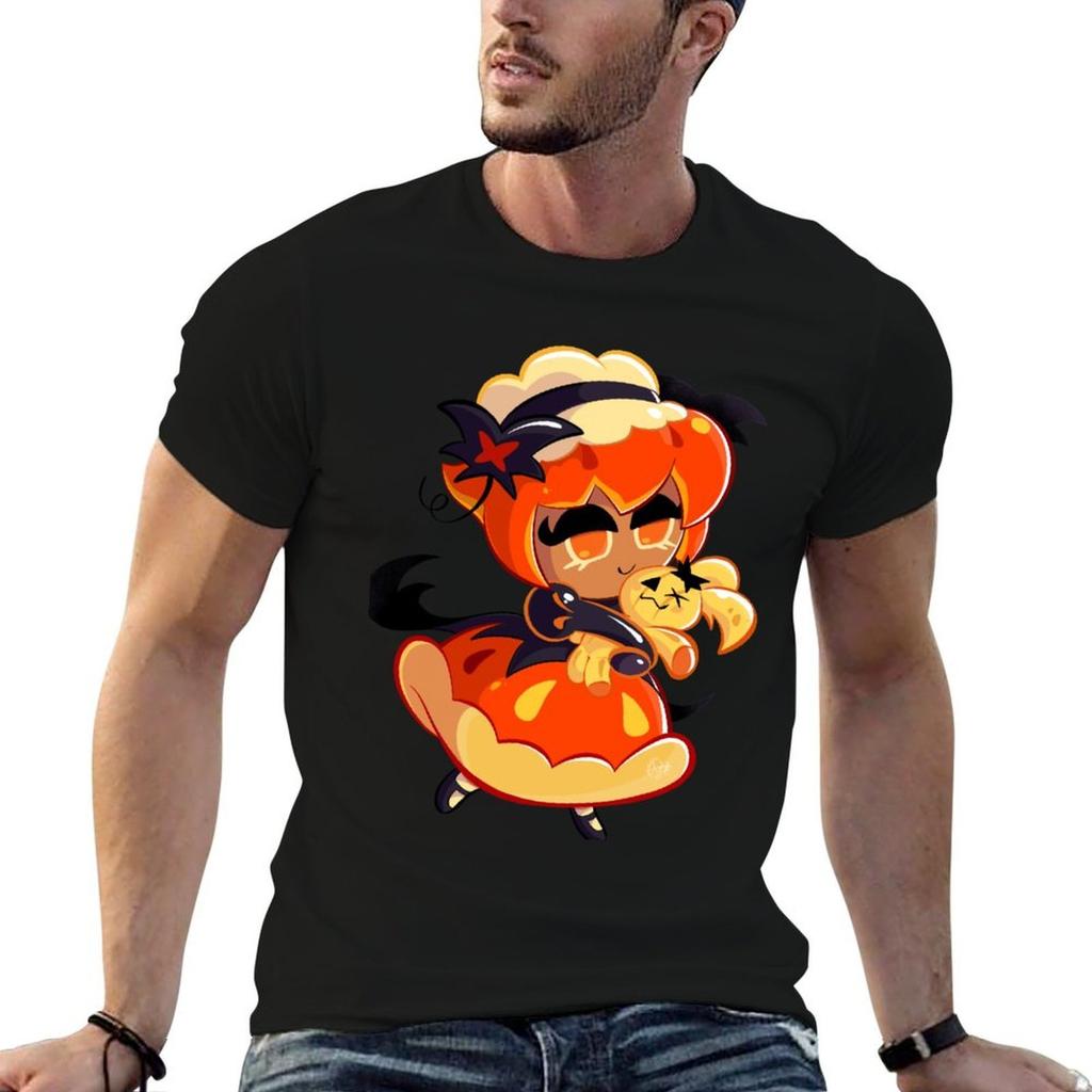 Pumpkin Pie Cookie Cookie Run Kingdom Tshirt Funny T Shirts Unisex T Shirt Unisex Plain Unisex T Shirts For Unisex Tshirt