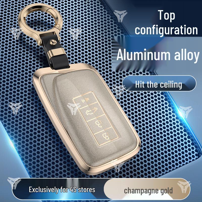 Lexus Car Key Case for ES300/EX260/RX450/LX500 - Aluminum Alloy Protective Cover