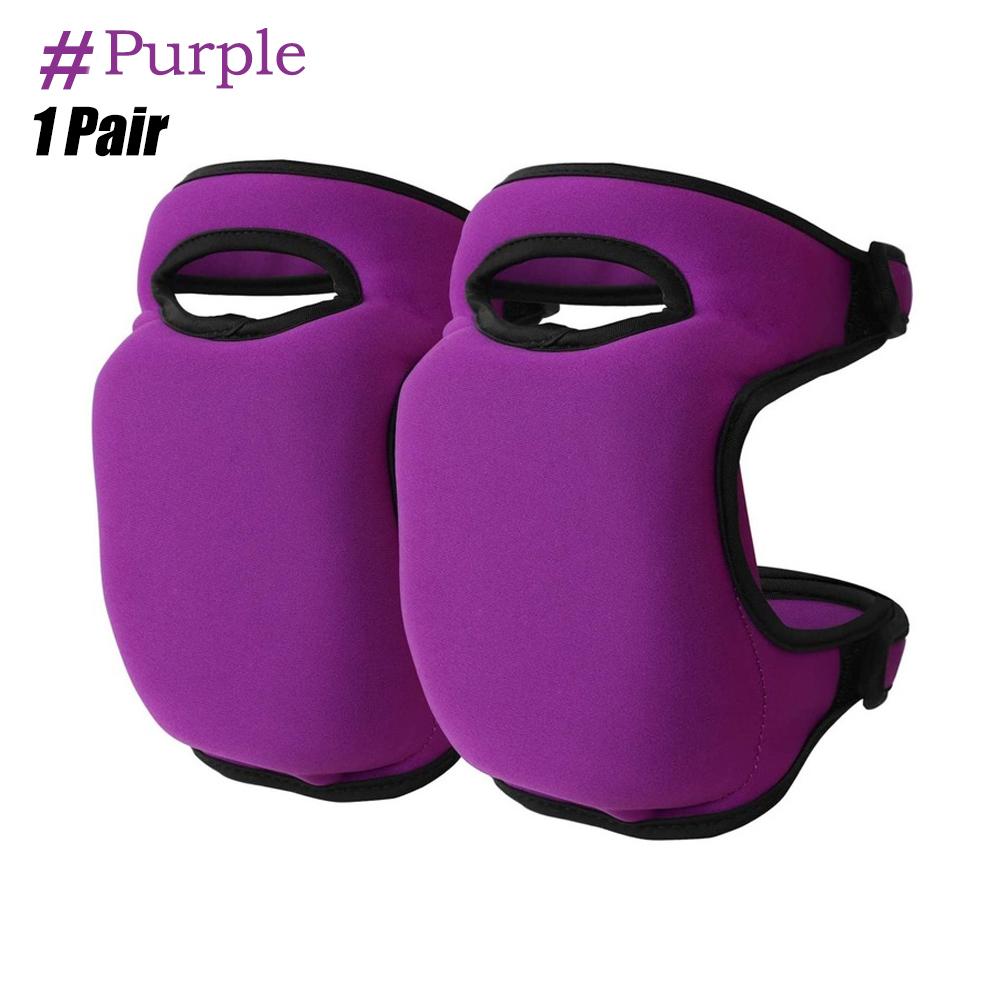 1Pair Knee Pads Non-Slip Thick Extra Foam Cushion For Scrubbing Floors,Gardening,With Soft Inner Liner, Strong Adjustable Straps