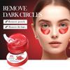 60pcs SADOER Red Pomegranate Collagen Eye Mask Firming Anti Dark Circles Remove Eyes Bag Moisturizing Eye Patches Eyes Skin Care