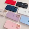 Love Candy Color Silicone Soft Case For iPhone 16 16E 15 14 13 12 11 Pro XS Max X XR Plus Ultra Thin Matte Back Cover Caso Shell