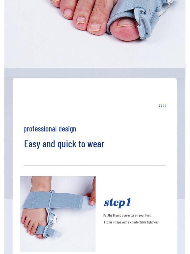Корректор косточки на ноге Разделитель пальцев ног для мужчин и женщин