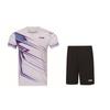 Li Ning Коллекция Бадминтон Комплект формы для бадминтона Унисекс Стандартный Белый AATW019-2