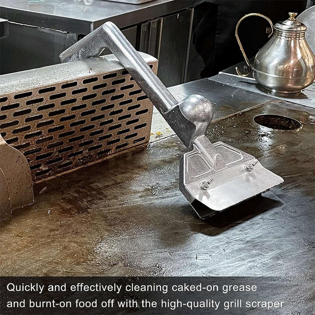 4 шт. лезвия для скребка для гриля из нержавеющей стали, прочные сменные лезвия для скребка для гриля, аксессуары