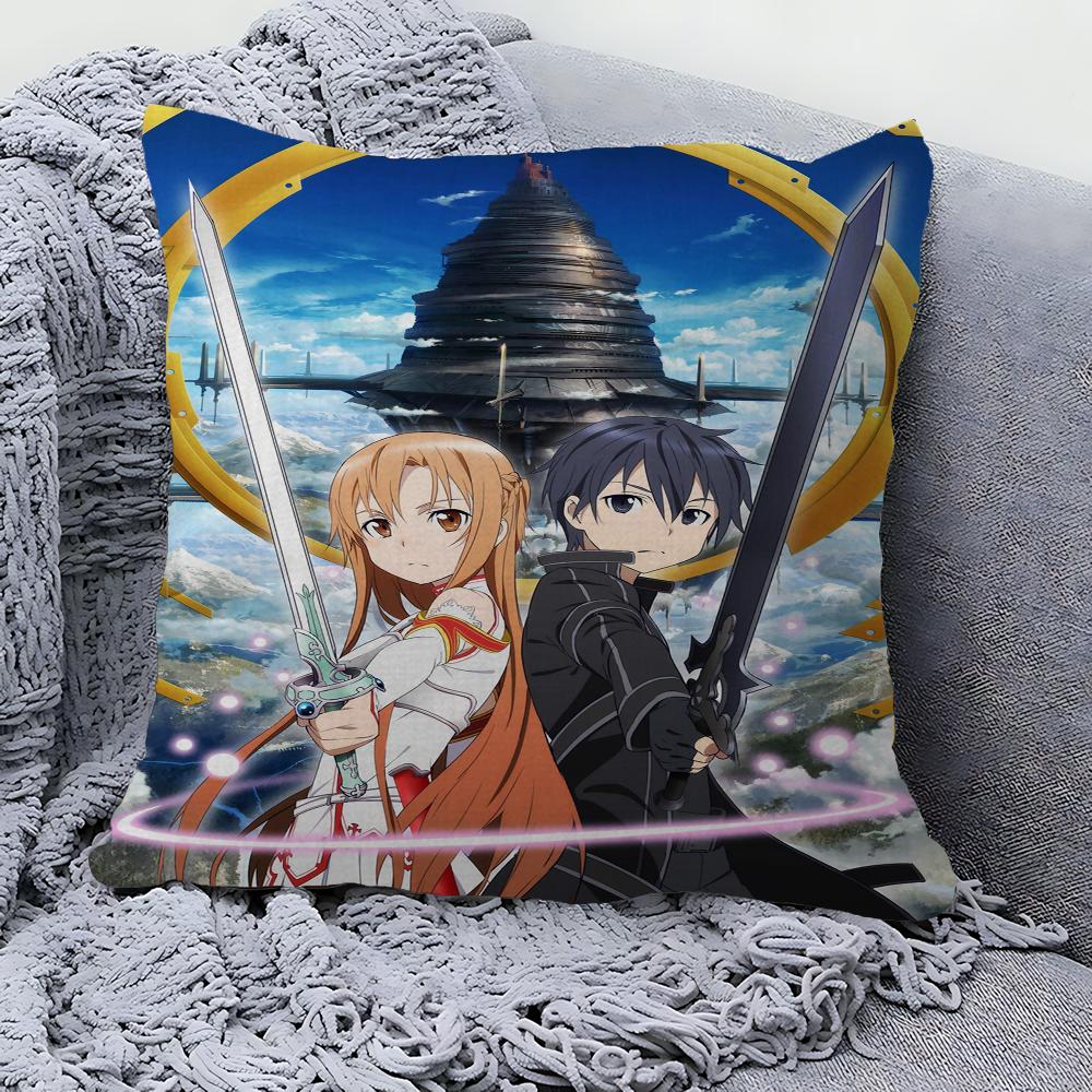 Чехол для подушки Sword Art Online с кленовым дизайном Счастливый Осенний Урожай Декор Праздничный Декораци Чехол на Подушку