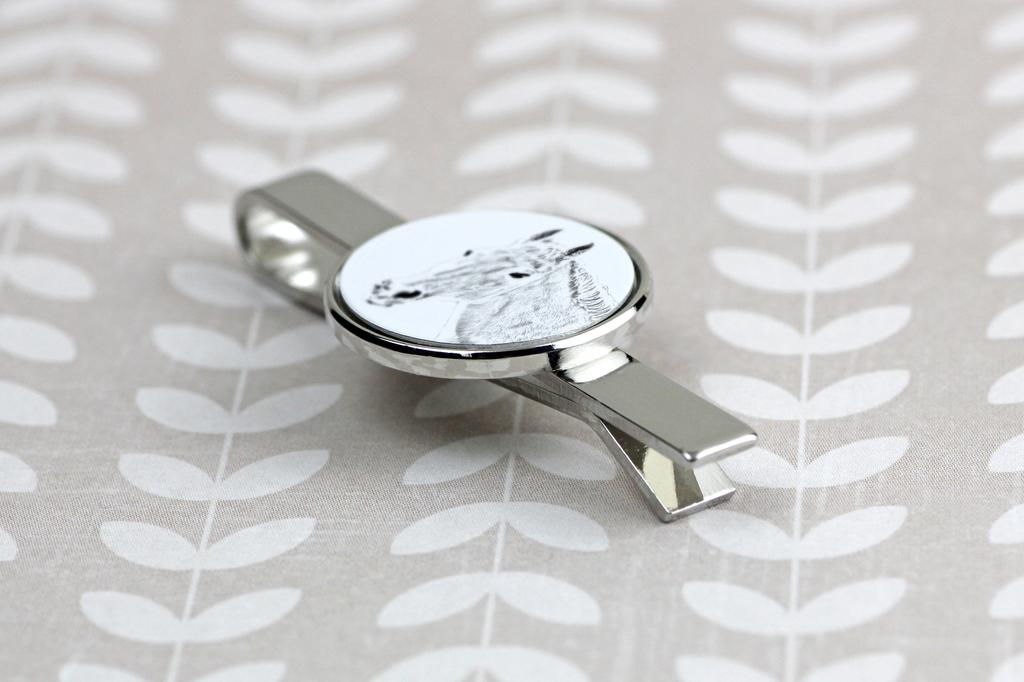 Orlov Trotter - tie clip with a horse, personalized tie clip, a unique gift for a man from the Art-Dog brand