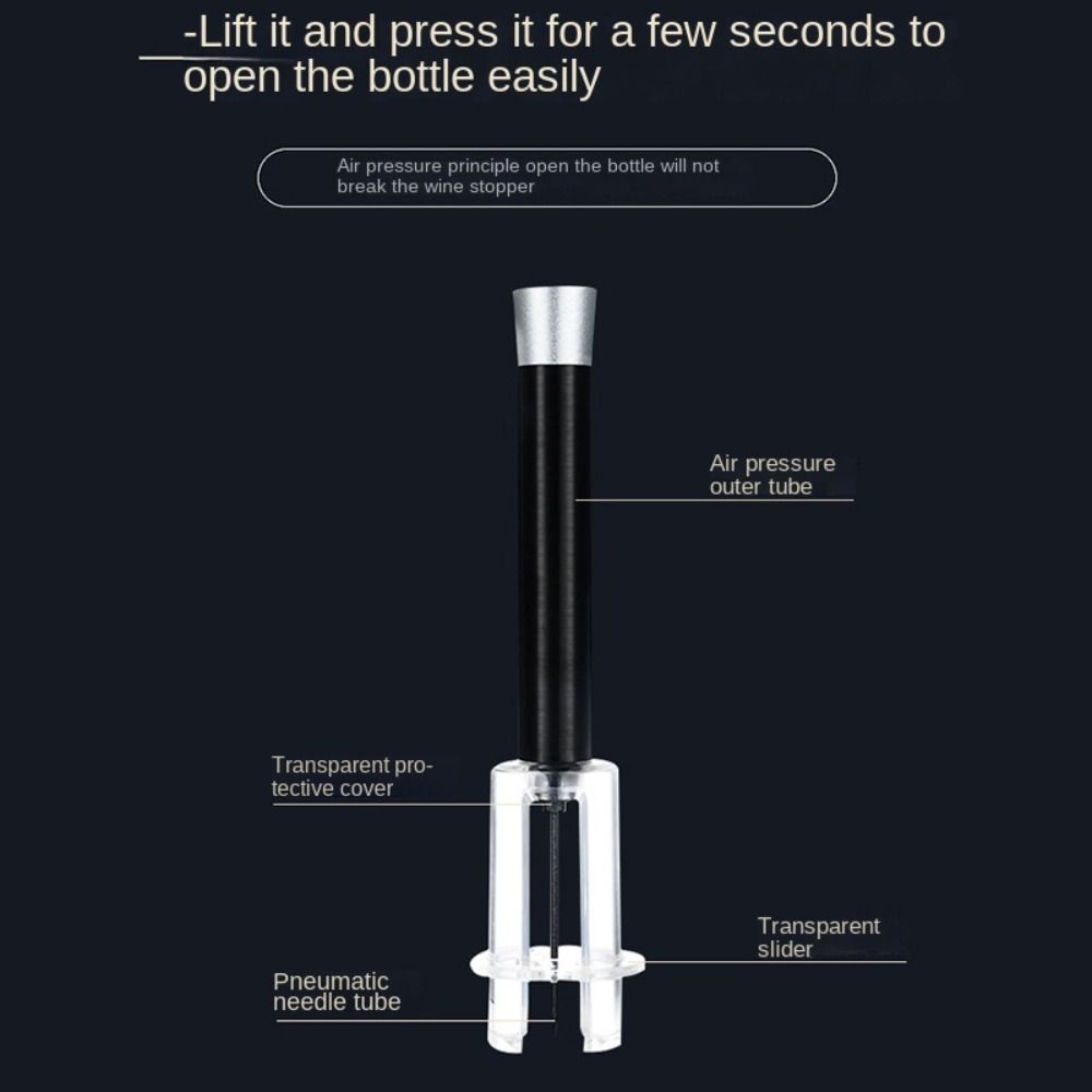 С аэратором набор для открывания вина вакуумная пробка насос игла штопоры подарок штопор инструмент