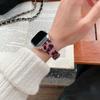 Woman Leopard Print Leather Strap For Apple Watch Band S11/10/9/8/7/SE/Ultra IWatch 49/46/45/44/42/41/40/38mm High-end Bracelet