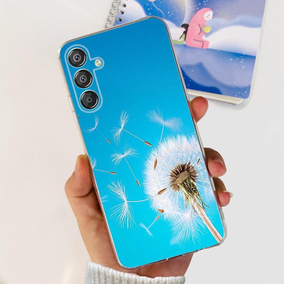 For Samsung Galaxy M15 5G Case SM-M156B Luxury Marble Clear Silicone Soft TPU Phone Cover For Samsung Galaxy F15 5G
