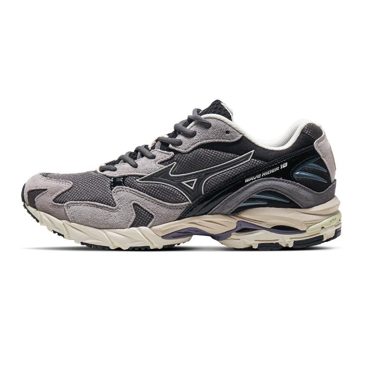 Mizuno Кроссовки Wave Rider 10 Yokai Unisex серые магнитные опалово-серые D1GA246401