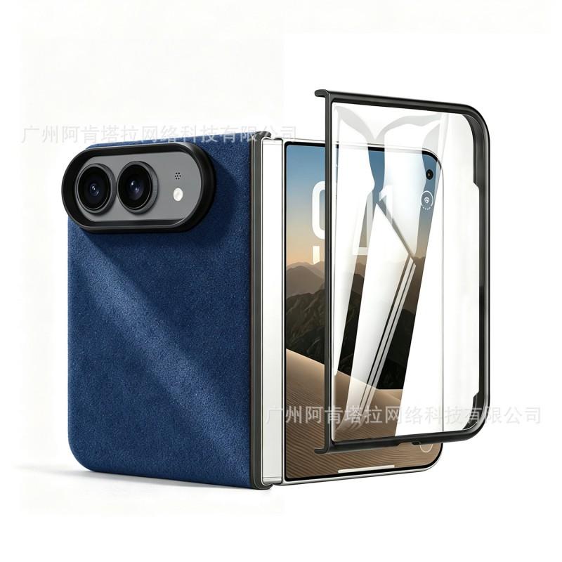 Alcantara 18Duo Magnetic Phone Case IPhone Foldable Screen Protective Cover