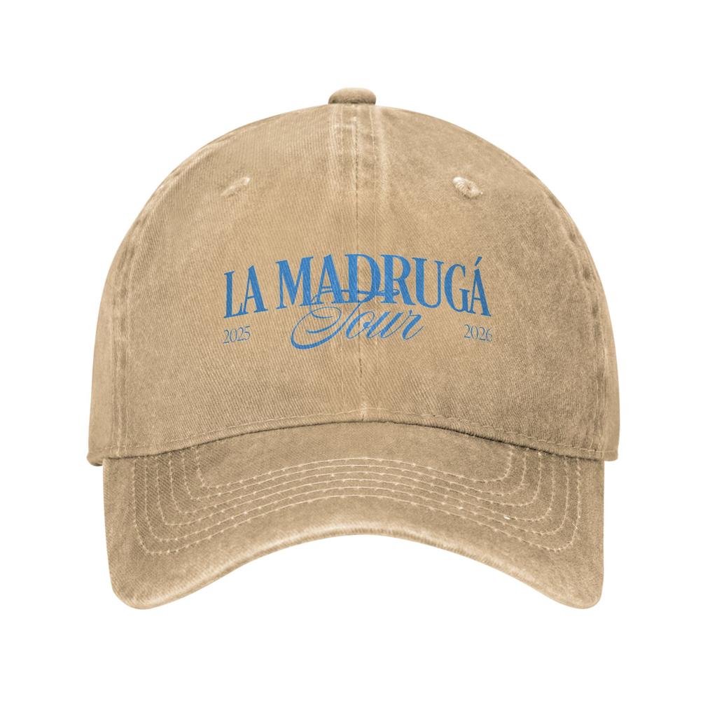 Delaossa La Madruga Tour 2026 Trucker Hat Outfit For Unisex Baseball Caps Vintage Headwear Sun Caps Adjustable
