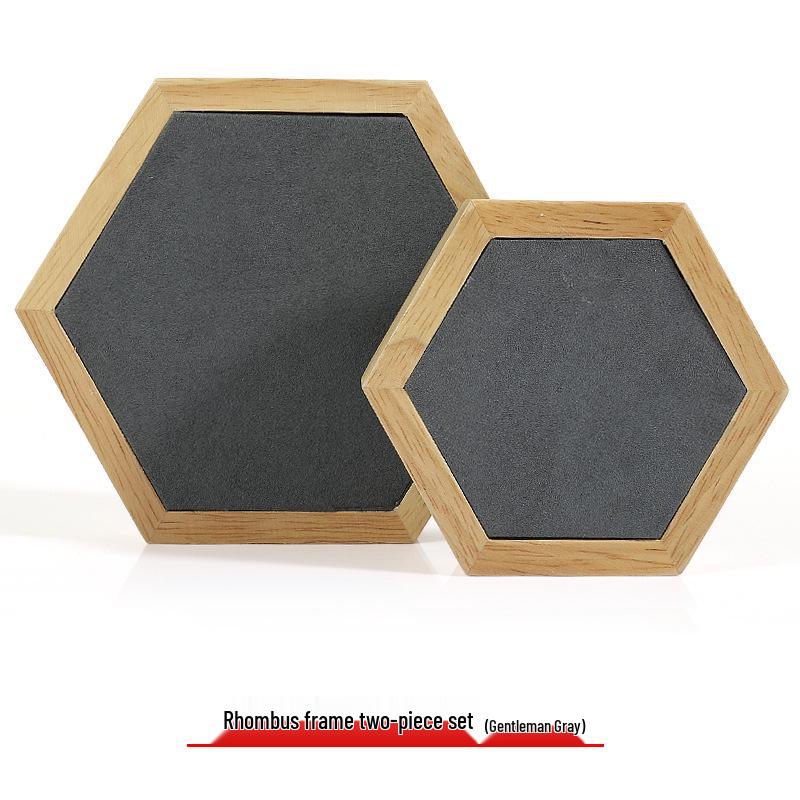 Деревянная подставка для украшений из массива дерева для серег, колец и ожерелий с нефритовым подносом