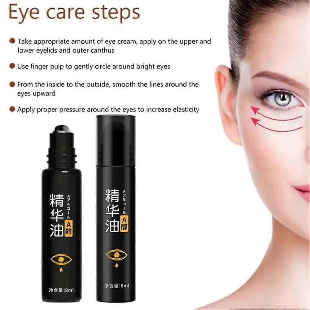 Retinol Anti-Wrinkle Eye Serum Oil, Eye Repair Stick, Under Roller Essence Oil for Eyebags and Dark Circles, Reduces Fine Lines, Anti Wrinkle Serum Fo