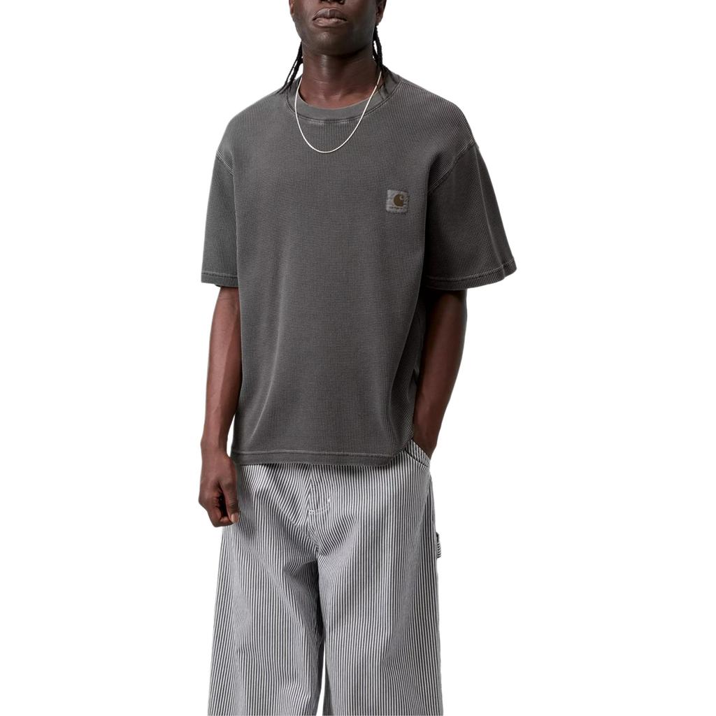 Carhartt WIP SS26 Летняя вафельная футболка Nelson Мужские Топы I036185-89-GD