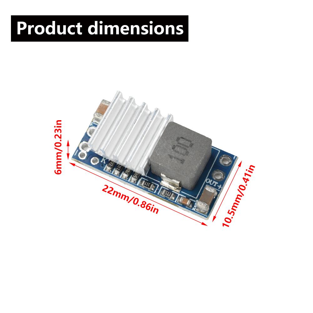 DC-DC DC 2.7-13V 6A Boost Module DC 5-32V 5A Step-down Mini Power Module 3.3V 5V 9V 12V Fixed Output Drone Aeromodel BEC