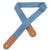 Adjustable Pure Cotton Colorful Ukulele GuitarStrap with Leather Head 4 Colors Optional