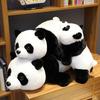 New 50Cm-110Cm Lying Panda Plush Toys Soft Cartoon Animal Black And White Stuffed Doll Sleeping Pillow