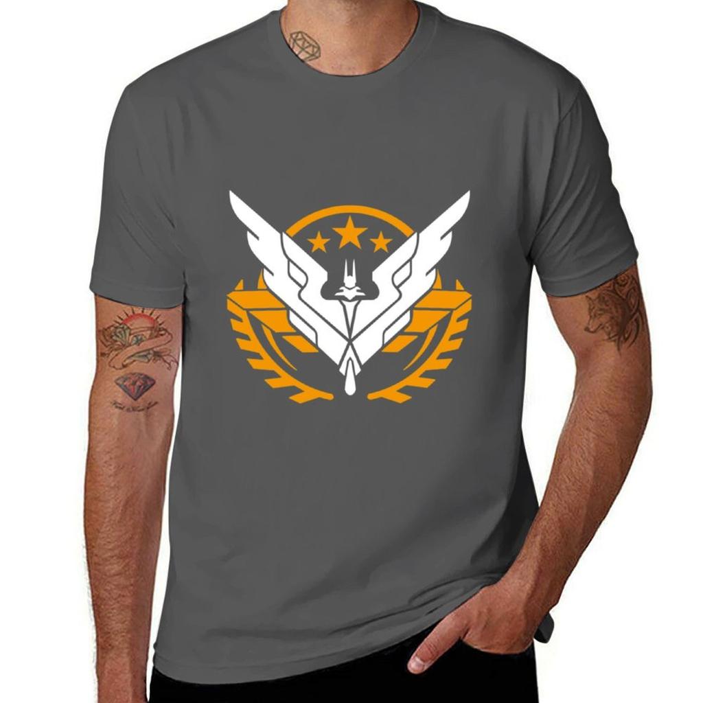 Elite Dangerous Triple Elite HIGH RESOLUTION TShirt Basic Daily Outfit Short Sleeve Tee